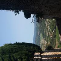 July 2015 - Outside Les Caves du Palais Saint Firmin, Gordes