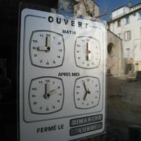 Manosque clocks