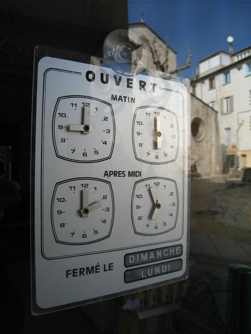 Manosque clocks